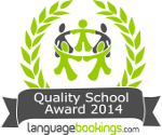 Quality school award 2014 LanguageBookings.com